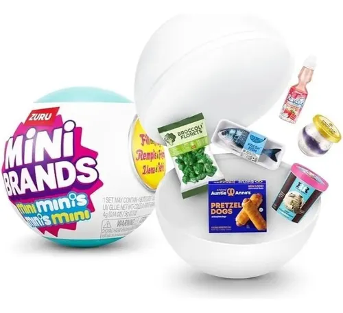 Mini Geladeira Infantil + 2 Bolas Surpresa - Brinquedo