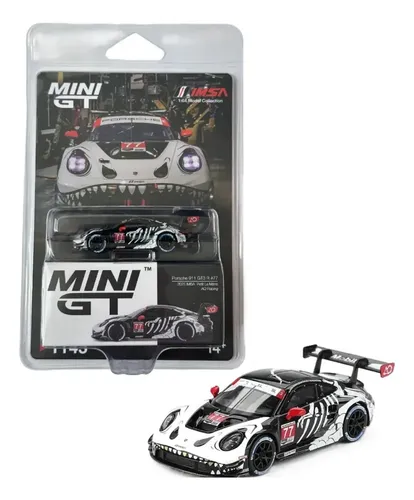 Mini gt 1143 porsche 911 gt3 r 77 rexy skeleton imsa petit