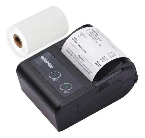 Mini Impressora Termica Bluetooth 58mm Android Ios Windows