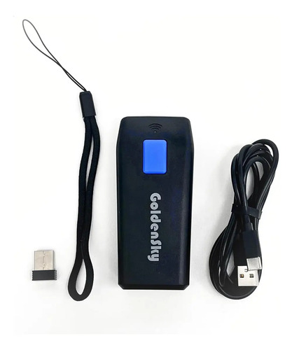 Mini Leitor Código Barras Bolso 3 Em 1 Bluetooth Portátil 1d Cor Preto Tipo de conector do cabo USB