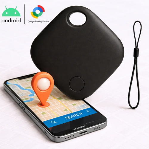 Mini localizador rastreador smart tag gps com cordao chaveir