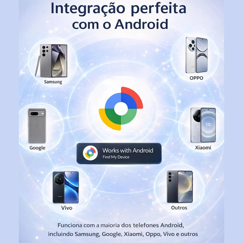 Mini Localizador Rastreador Smart Tag Gps Com Cordão Chaveiro Cor Preto Compatível Com Android Samsung Motorola Xiaomi Chrome Technology