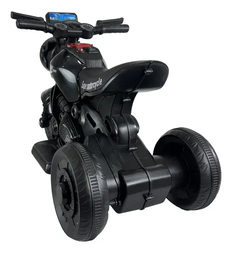 Mini Moto Elétrica Infantil First Custom Preto Zippy Toys