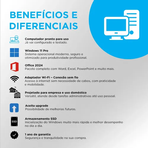 Mini Pc Intel I7 16gb Ram Ssd 480gb+monit 21''+win 11 Wifi5g