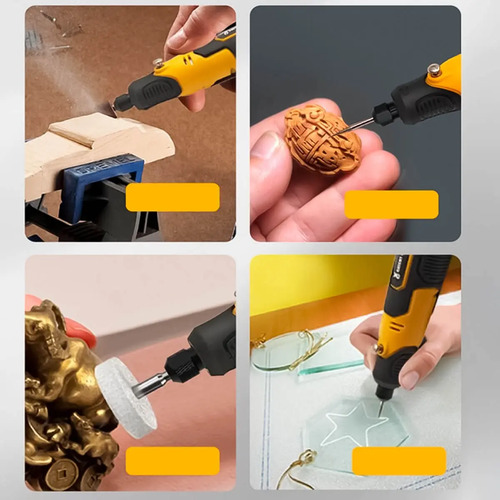 Mini Retifica Profissional Lixadeira Completa Acessório 57x1 Frequência 3