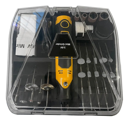 Mini Retifica Profissional Lixadeira Completa Acessório 57x1 Frequência 3