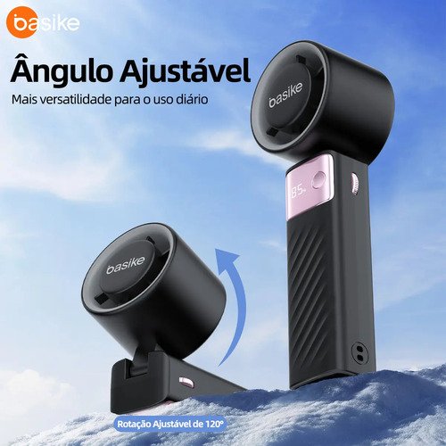 Mini Ventilador Portátil Turbo Portátil, Ventilador Portátil De Mão, A Gel A Gelo 199 Configurações Ajustáveis, Usb Recarregável, Adequado Para Uso Em Viagens/Ao Ar livre/Em Casa/No Escritório, Preto