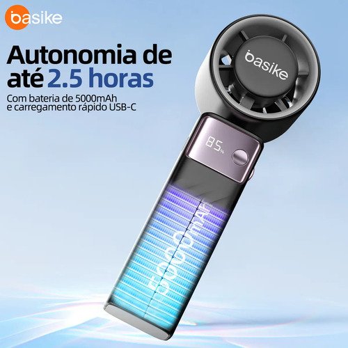 Mini Ventilador Portátil Turbo Portátil, Ventilador Portátil De Mão, A Gel A Gelo 199 Configurações Ajustáveis, Usb Recarregável, Adequado Para Uso Em Viagens/Ao Ar livre/Em Casa/No Escritório, Preto