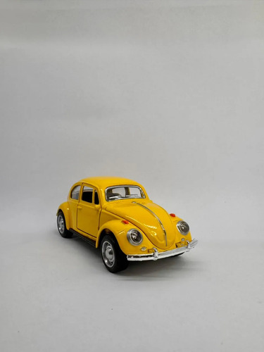 Miniatura De Metal Fusca Coleção 1:32 Abre Porta E Capo