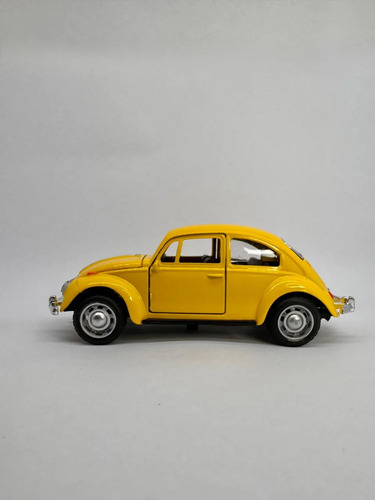 Miniatura De Metal Fusca Coleção 1:32 Abre Porta E Capo