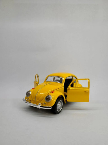 Miniatura De Metal Fusca Coleção 1:32 Abre Porta E Capo