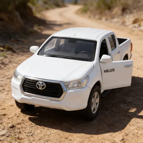 Miniatura Toyota Hilux 2016 1:36 Com Luz E Som Brinquedo