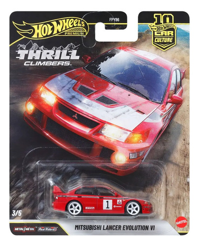 Mitsubishi Lancer Evo Vi: Hot Wheels Car Culture, 7 Cm.