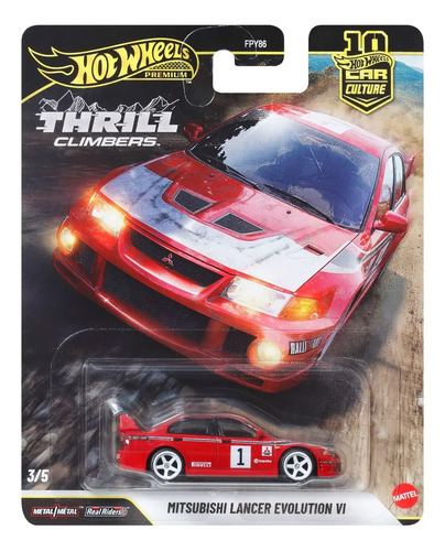 Mitsubishi Lancer Evo Vi: Hot Wheels Car Culture, 7 Cm.
