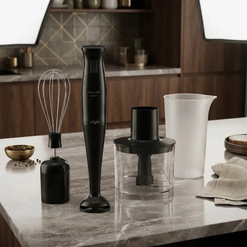 Mixer elgin turbo chef 3 em 1 de 200w para bater e triturar