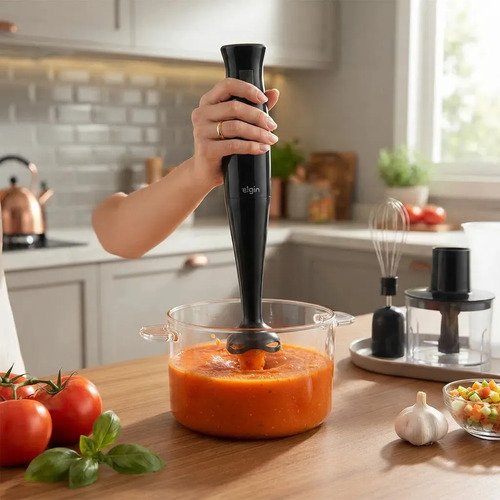 Mixer Elgin Turbo Chef 3 em 1 de 200W para Bater e Triturar