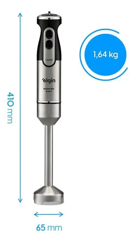 Mixer Master Mix 5 Em 1 Elgin 1.000w 110v 5 Funções Prateado