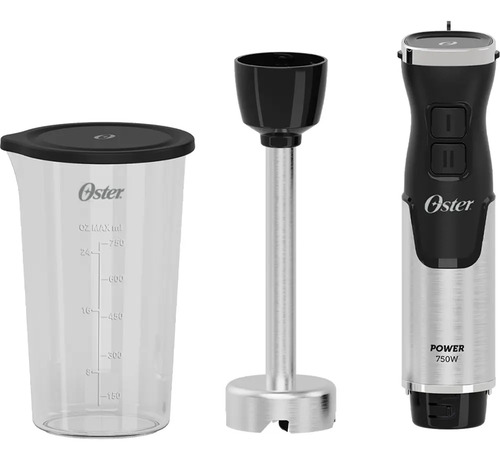 Mixer Power Oster Black Inox 750w 3 Em 1 OMIX570