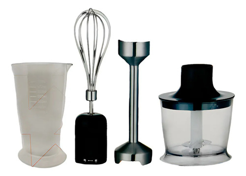 Mixer Turbo 3 Em 1 - 1000w 5 Velocidades Cor Preto