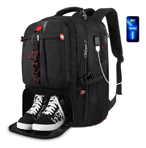 Mochila de viagem 50l esportiva academia impermeavel para ho