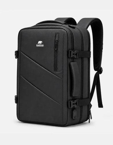 Mochila de viagem notebook 17 masculina impermeavel expansiv