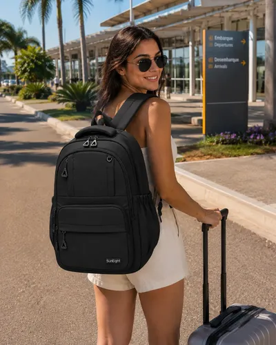 Mochila Feminina Escolar Viagem Para Notebook Universitaria