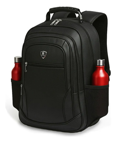 Mochila masculina grande notebook impermeavel reforcada