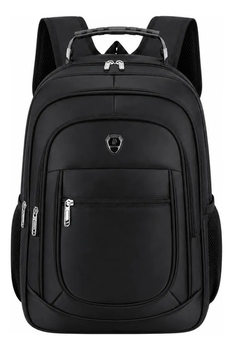 Mochila masculina notebook 17 impermeavel grande 25l preta