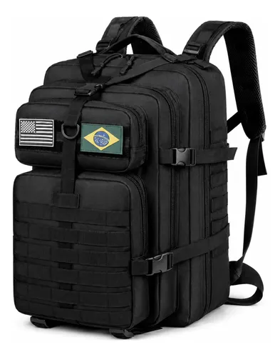 Mochila masculina tatica 50l impermeavel militar reforcada