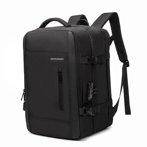 Mochila para computador masculina com fecho de senha capacid