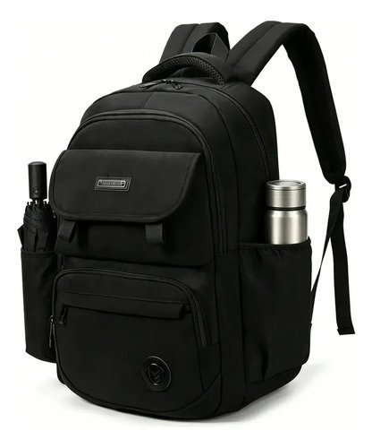 Mochila reforcada e impermeavel para viagem mochila preto li