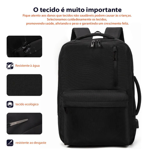 Mochila Resistente À Água E Reforçada Para Viagens Feminina