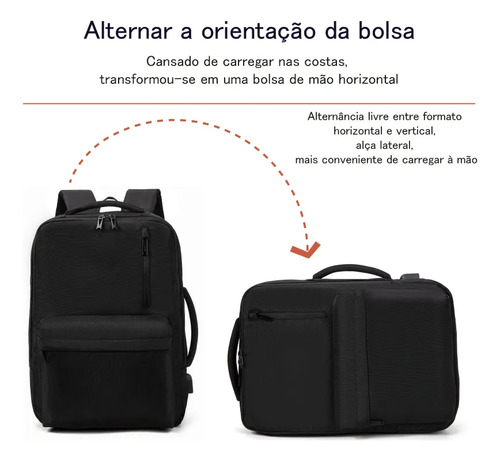Mochila Resistente À Água E Reforçada Para Viagens Feminina