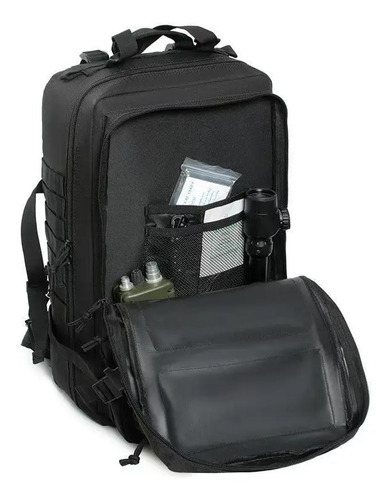 Mochila Tática Grande Resistente 50l Para Viagem Aventura