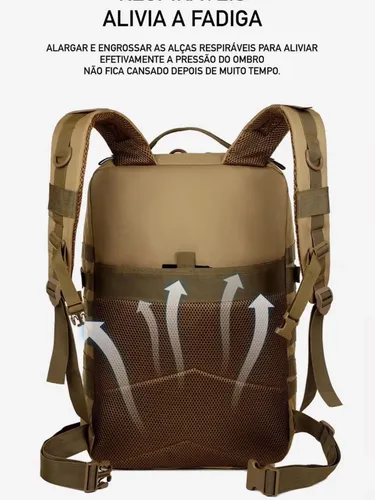 Mochila Tática Impermeável Militar Reforçada Grande 50litros