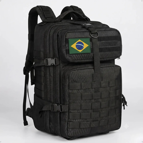 Mochila tatica militar 50l masculina reforcada impermeavel v 1