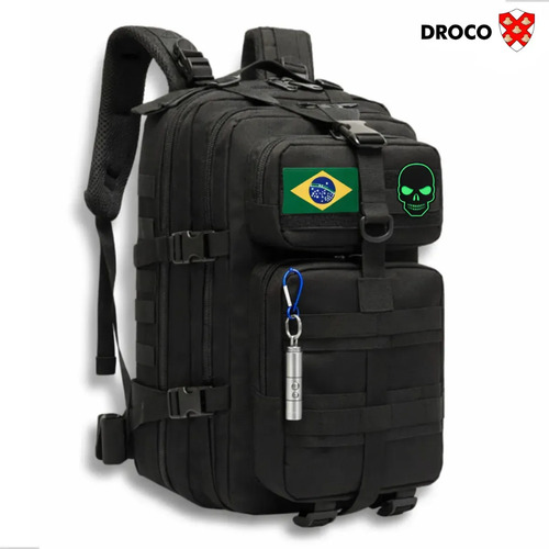 Mochila tatica militar impermeavel reforcada assault 30l cor