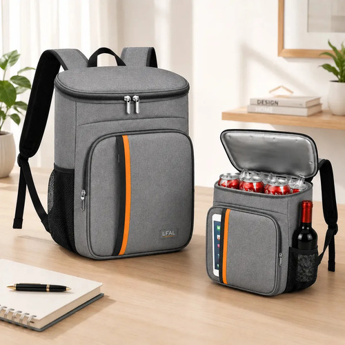 Mochila termica bolsa termica viagem espacosa bag comida tra