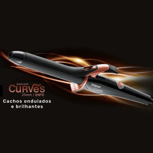 Modelador de cachos de barril Taiff Curves 2.5cm de diâmetro
