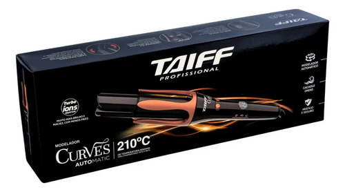 Modelador De Cachos Taiff Curves Automático 32mm Cor Preto
