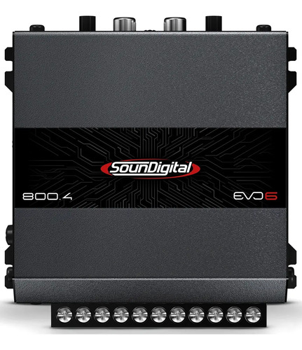 Modulo amplificador soundigital sd8004 800w evo6 4 canais co