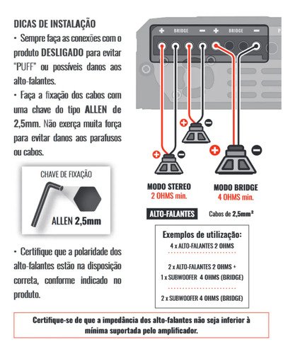 Módulo Amplificador Stetsom Combat CL800 800W RMS 4 Canais para Som Automotivo