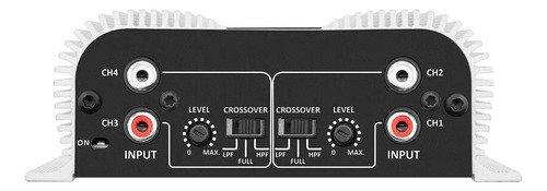 Módulo Amplificador Taramps TS 400W 4 Canais Classe D para Som Automotivo