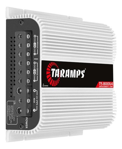 Módulo Amplificador Taramps TS800x4 de 800W para Som Automotivo