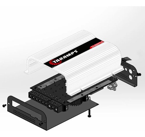 Módulo Amplificador Taramps TS800x4 de 800W para Som Automotivo
