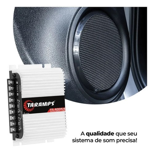Modulo Taramps 400 Rms Ts-400 Ts400x4 T400 4 Canais V6