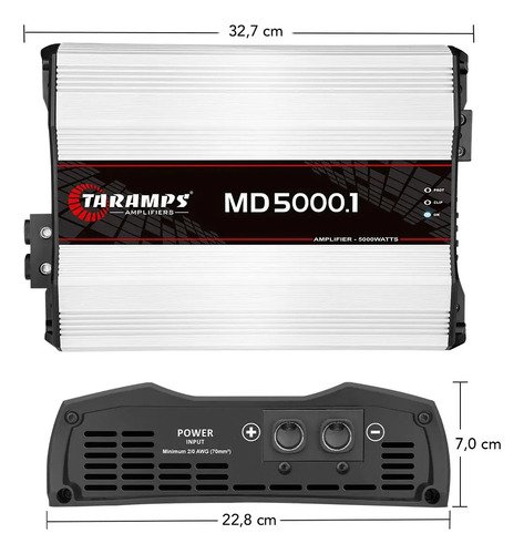Módulo Taramps Md 5000.1 2 Ohms 5000w