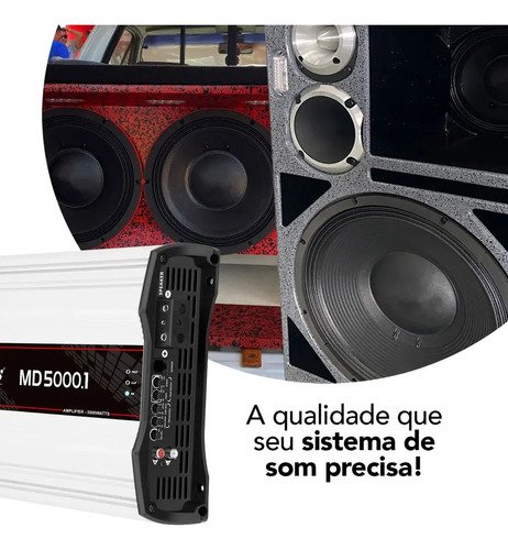 Módulo Taramps Md 5000.1 2 Ohms 5000w