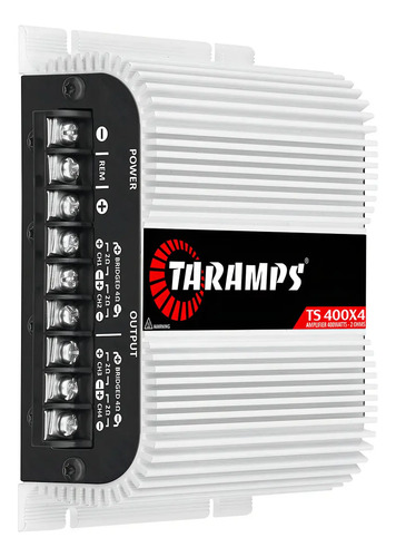 Modulo Taramps Ts400x4 400w 2 Ohms Rca Ts 400x4 Amplificador 4 Canais Som Automotivo