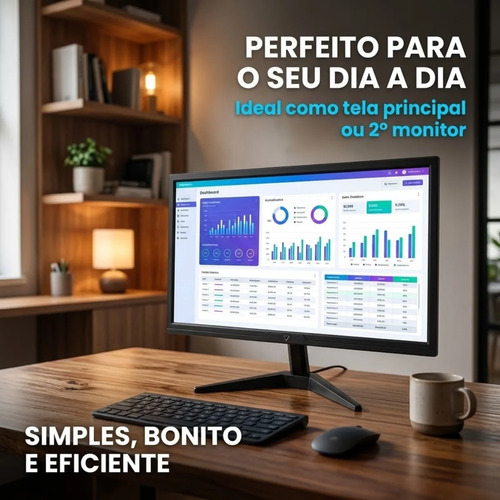 Monitor 20 Polegadas Led Hdmi Vga 1600 X 900 Segunda Tela